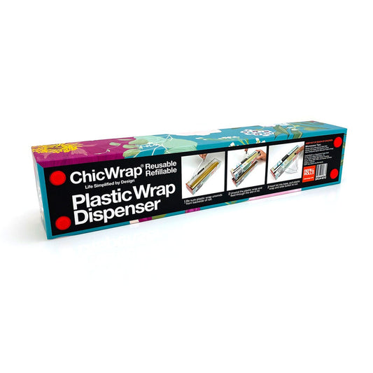 ChicWrap Plastic Wrap Dispenser - Spring Flowers