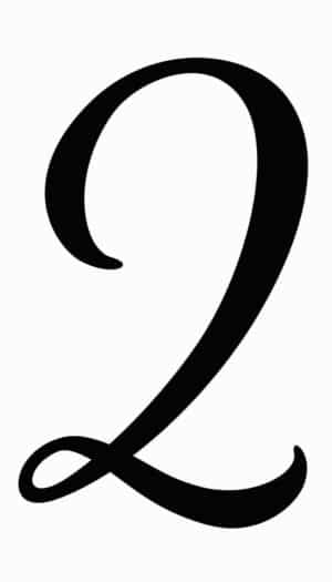 Signature Sign Number 2