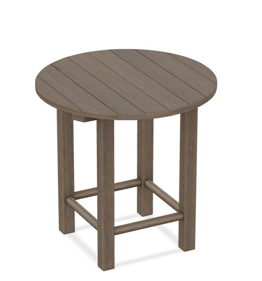 Finch SeaAira 21" Rd Side Table - Coastal Gray