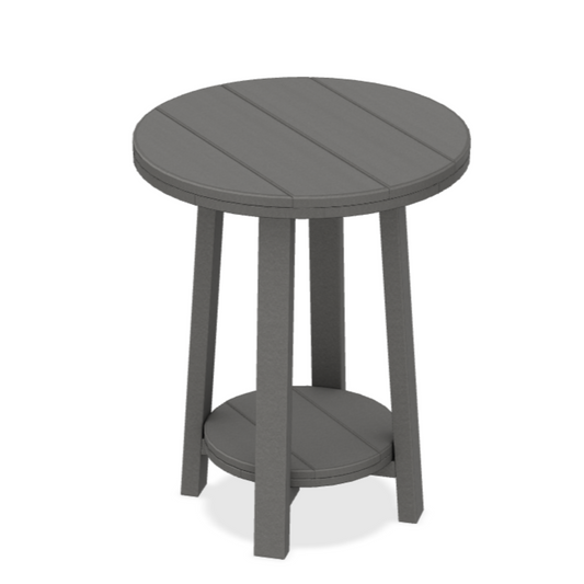 Finch 24" RD SeaAira Bistro Counter Table - Dark Gray