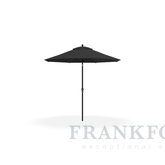 Frankford Monterey 9'  Charcoal Gray Fiberglass Rib Onyx Aluminum Pole w/ Crank Auto Tilt