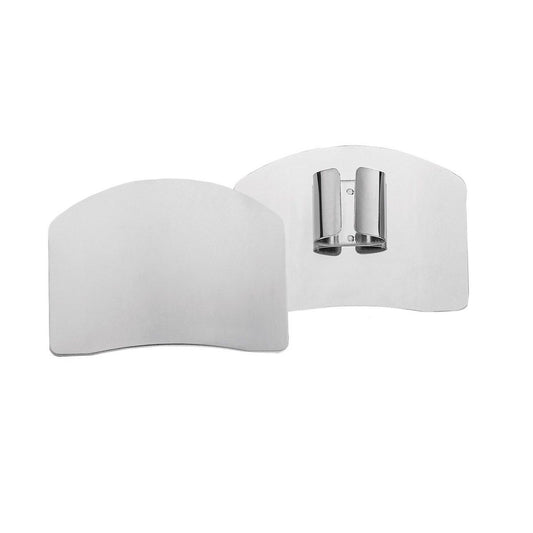 HIC Cutlery-Pro Stainless Steel Finger Guards - Set of 2