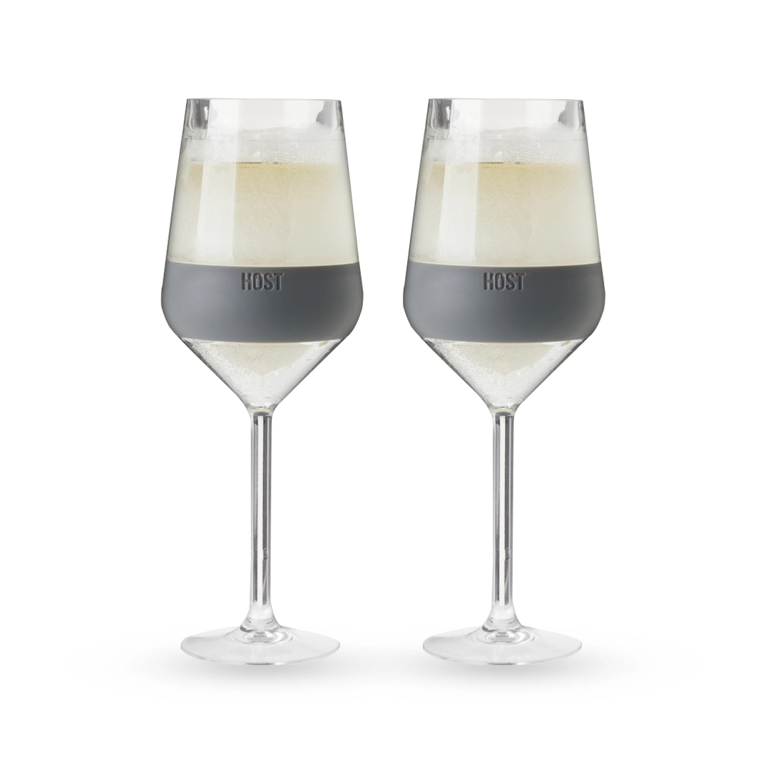 Host Stemless Freeze Cooling  Glasses - Gray Set of 2