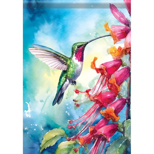 Carson Flag - Hummingbird Fuschia