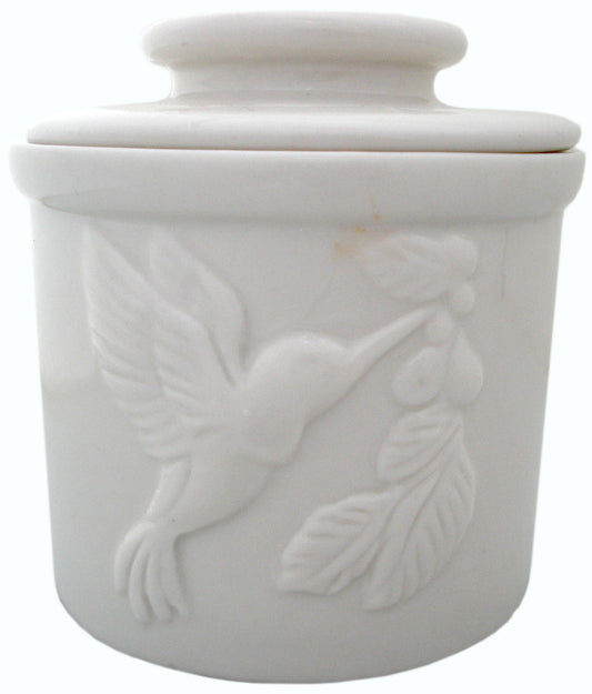 JBK Pottery Butter Bell White