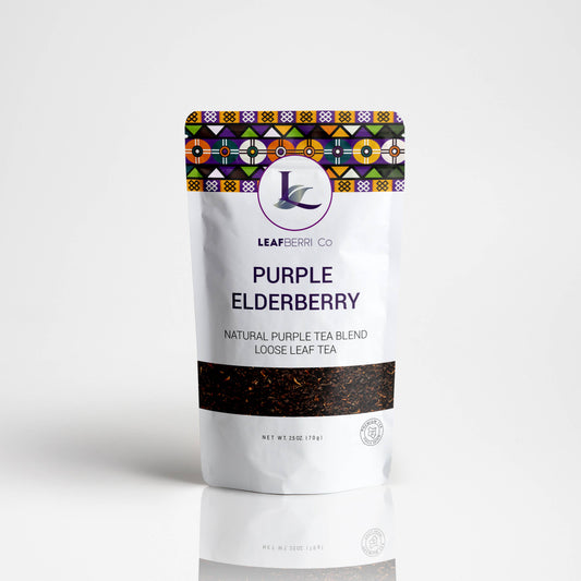 LEAFBERRI Co LLC - Purple Elderberry Loose Leaf Tea