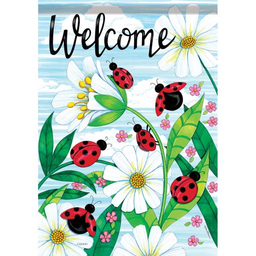 Carson Flag - Ladybug Welcome