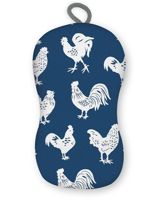 MuKitchen 2in1 Sponge Blue Rooster