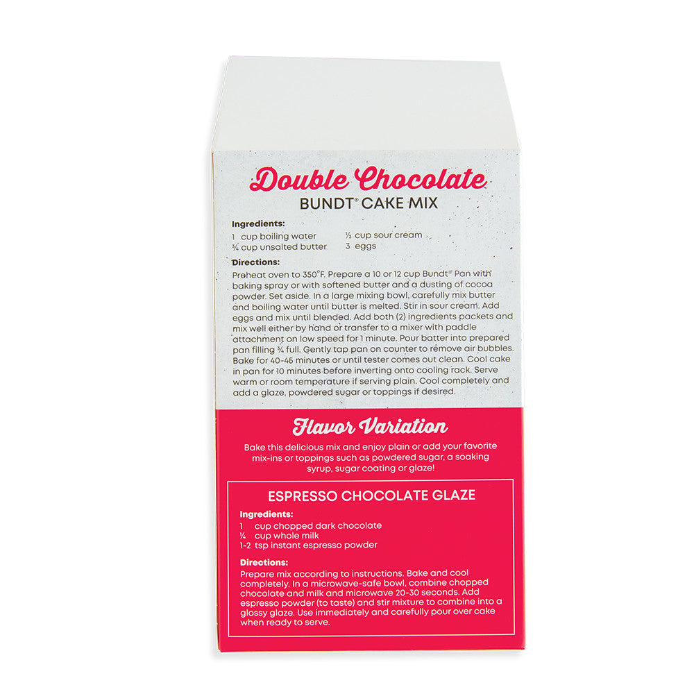Nordic Ware Double Chocolate  Bundt Cake Mix