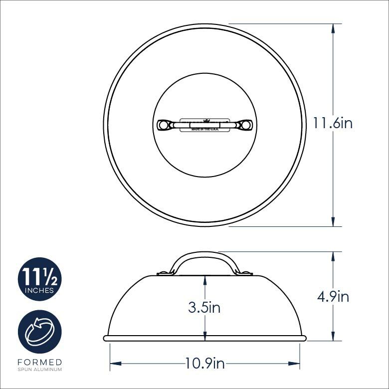 Nordicware 10 Inch High Dome Grill Lid