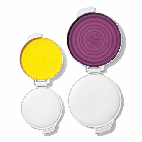 OXO Good Grips Cut and Keep Silicone Produce Saver Set