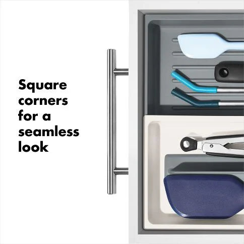 Square corners for OXO Good Grips Long Tool Drawer Organizer