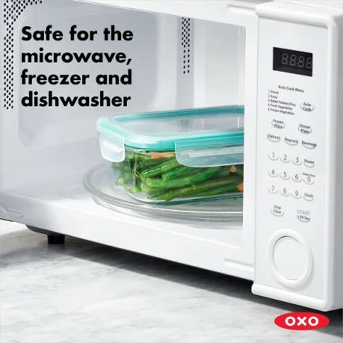 OXO Good Grips 8 Piece Smart Seal Glass Round Container
