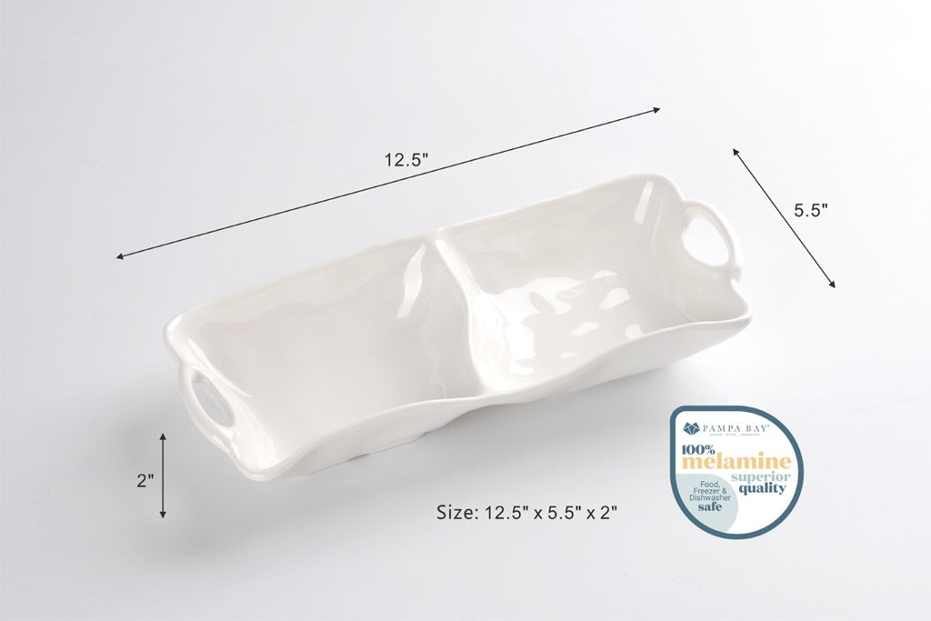 Pampa Bay Ivy 2 Section Server Melamine