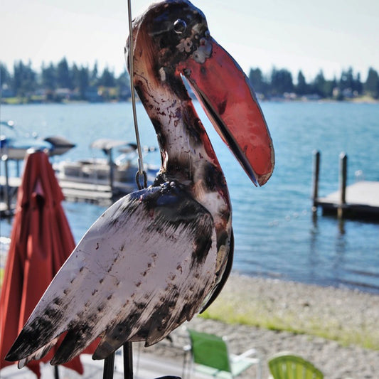 Pelican Upcycled Oil Drum Wind Chime