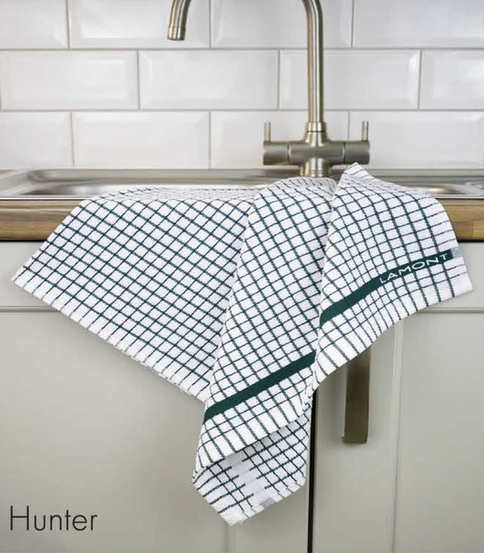 Poli-Dri Cotton Tea Towel - Hunter Green