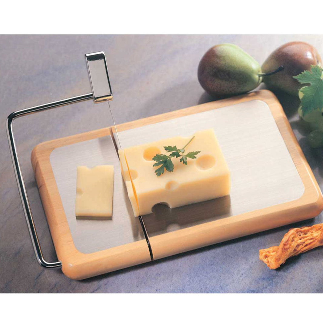 Prodyne Metal Wood Cheese Slicer