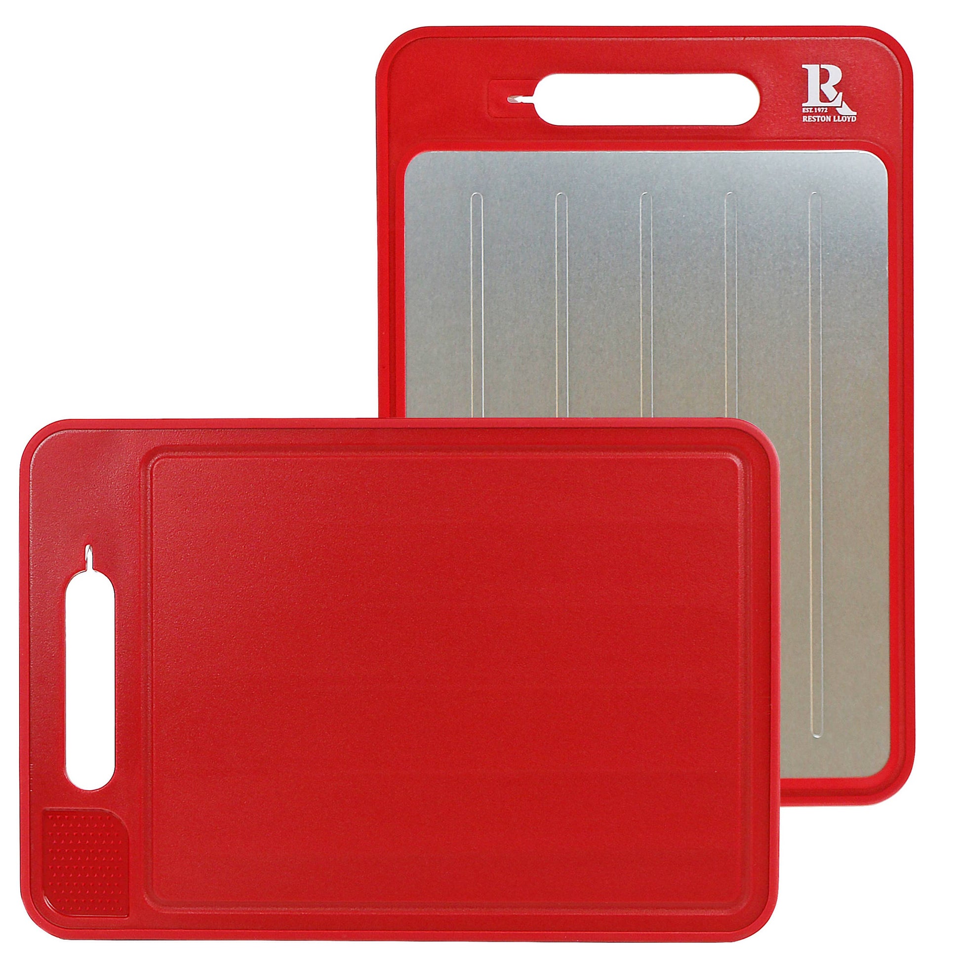 Reston Lloyd All-in-One Cutting Board/Defroster in Red