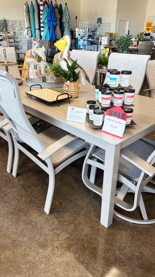 Telescope Casual Belle Isle 7 Piece Sling Dining Set