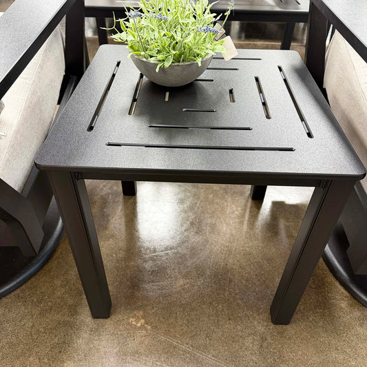 Telescope 21" SQ Dash End Table Black MGP PC 5008P7D01