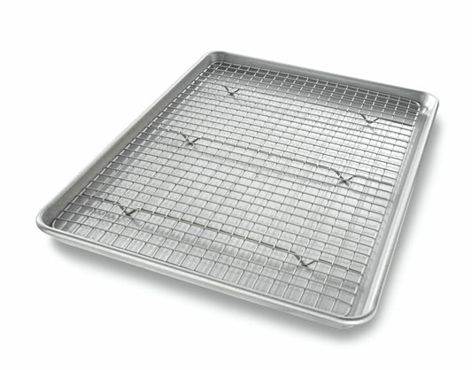 USA Pan Half Sheet Pan with Baking Rack
