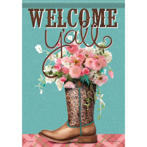 Carson Garden Flag - Welcome Y'all