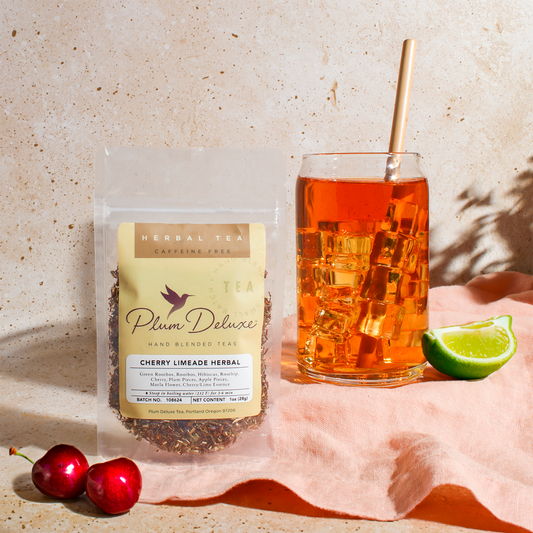 Plum Deluxe Cherry Limeade Herbal Loose Leaf Tea