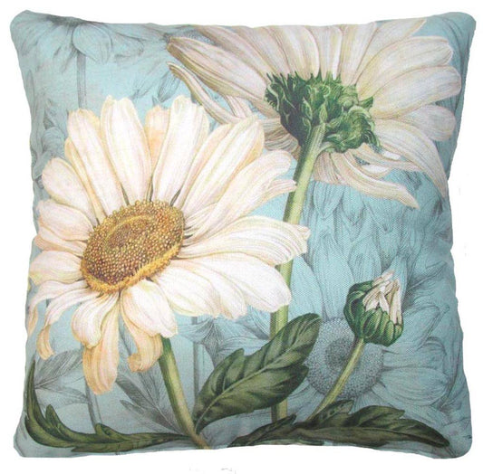 Magnolia Casual Indoor/Outdoor Throw - Daisies White
