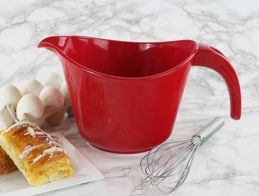 Reston Lloyd 2 QT Plastic Batter Bowl Red