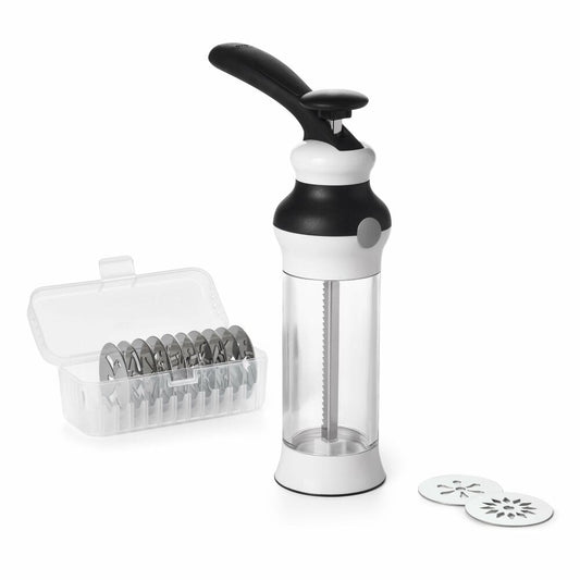 OXO Cookie Press with storage case and discs