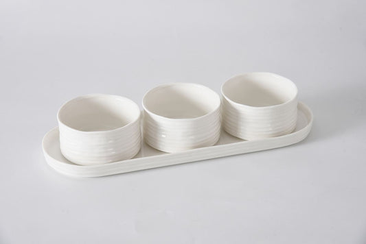 Pampa Bay Le Blanc 4 PC Entertaining Set