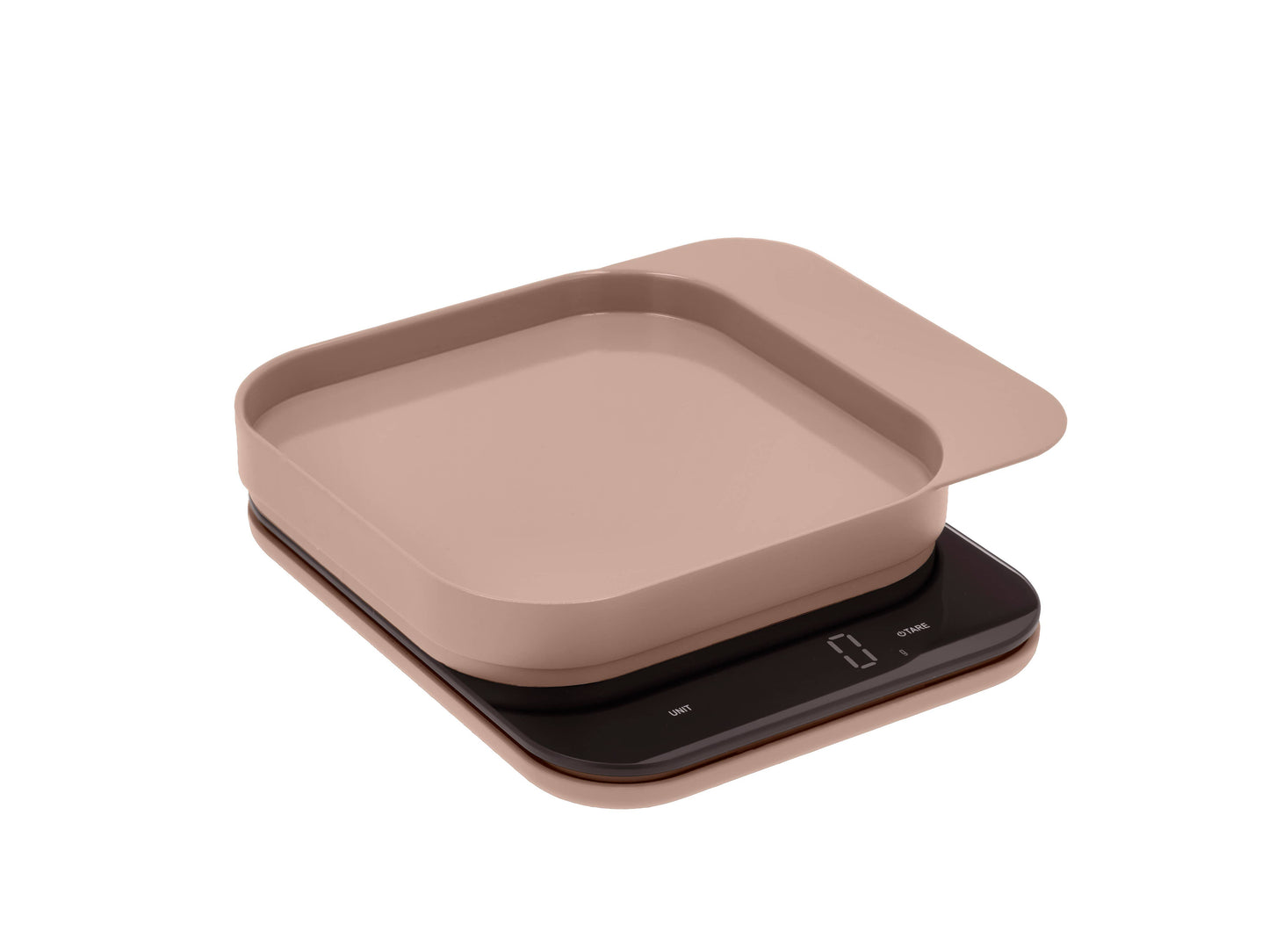 Rosti Mensura Kitchen Scale in Humus on white background