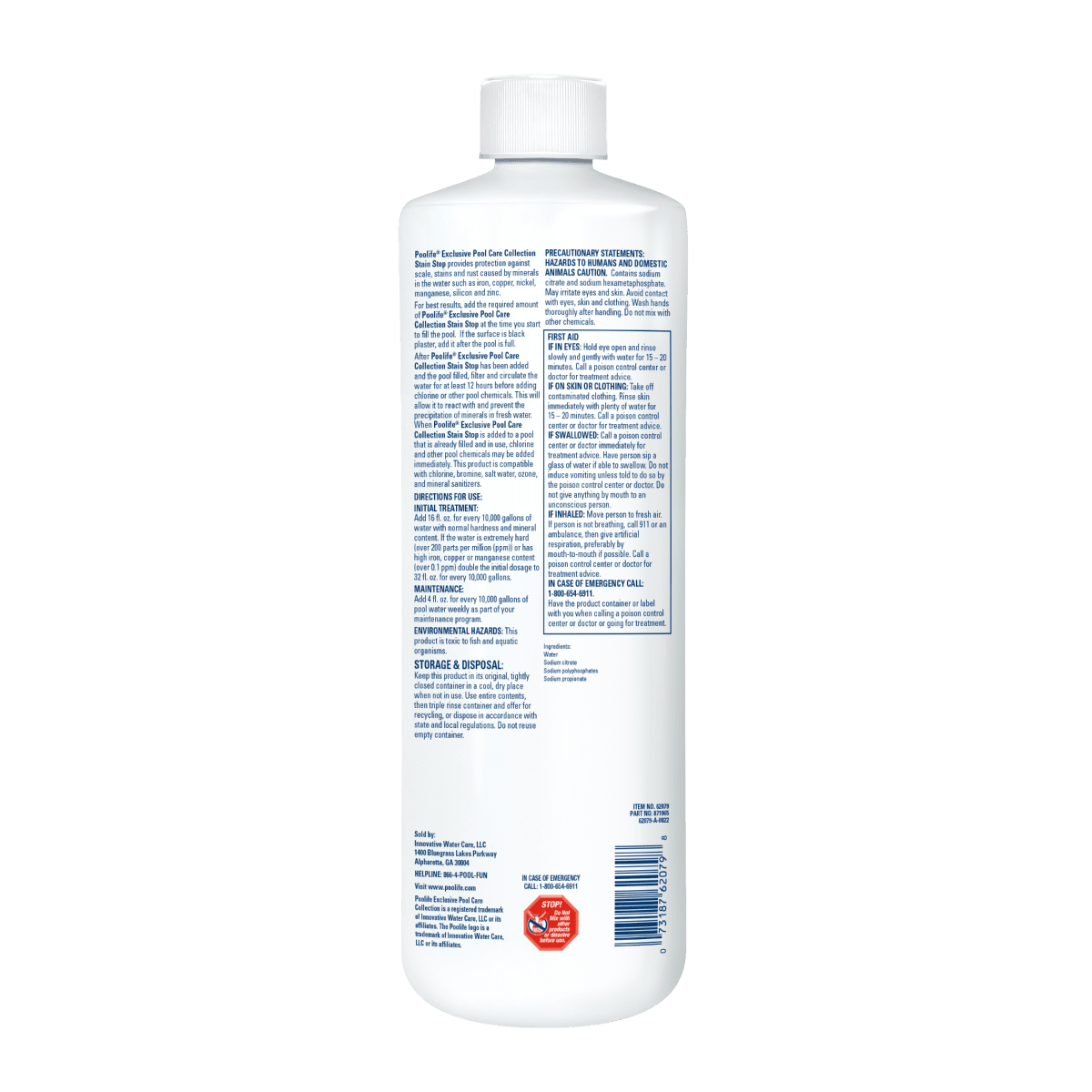Poolife Stain Stop 1 QT
